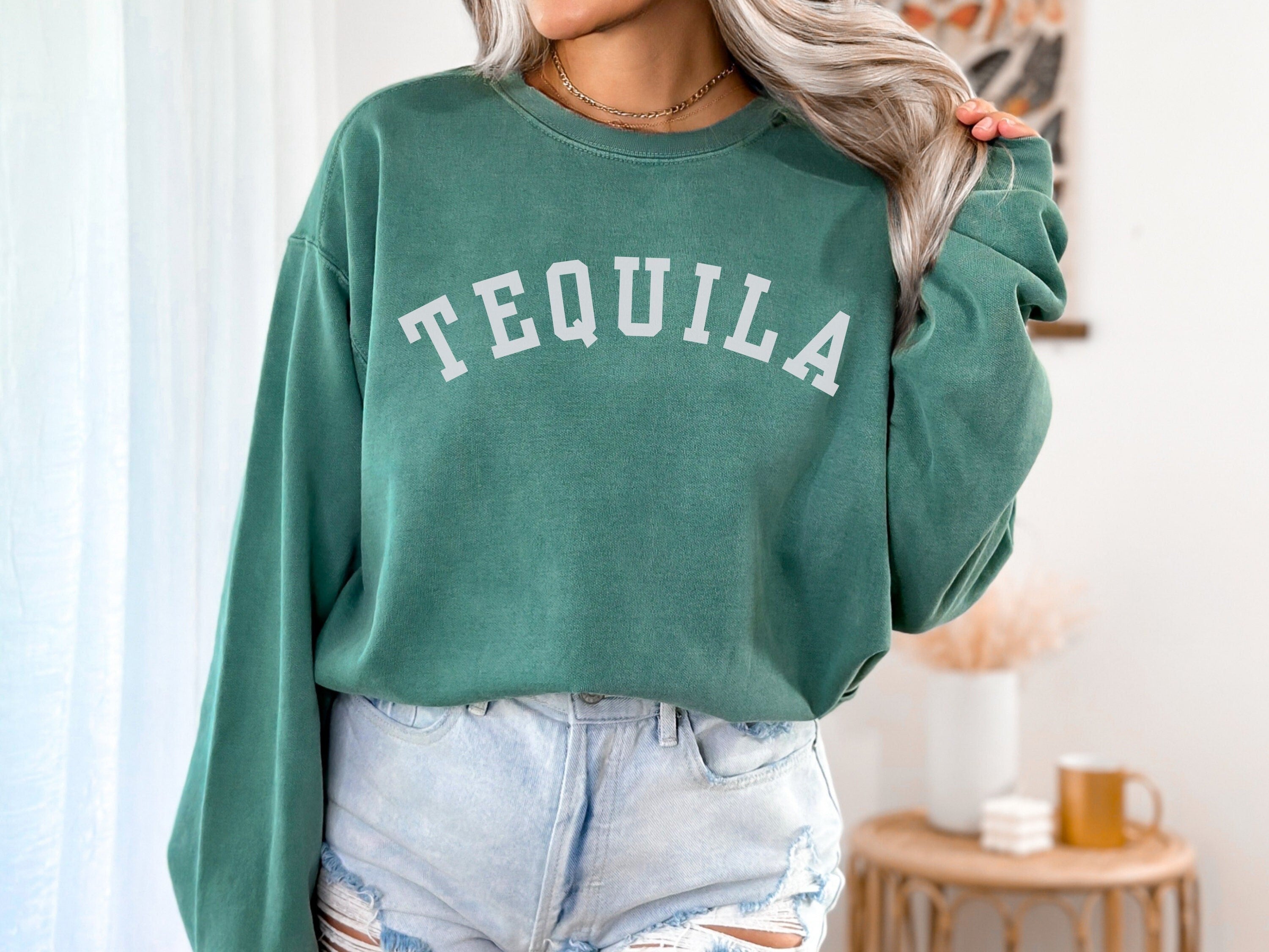 CUSTOM TEQUILA CINCO CREWNECK