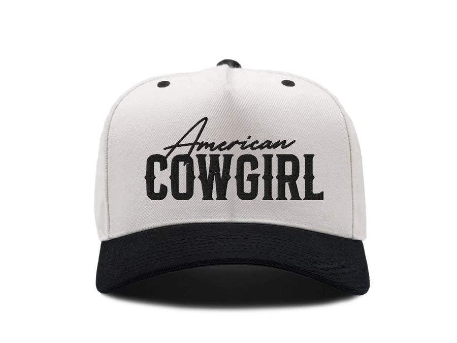 American Cowgirl Embroidered Trucker Hat - PayRespects