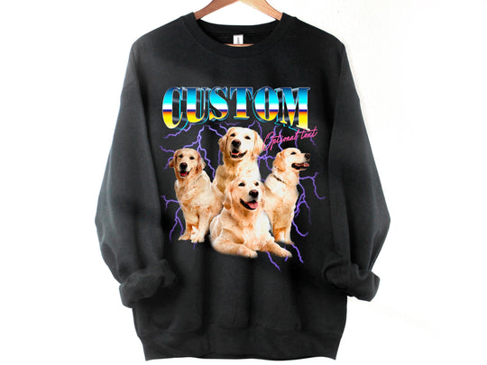 Picture Bootleg Custom Photo Crewneck Sweatshirt - PayRespects