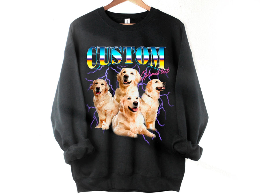Picture Bootleg Custom Photo Crewneck Sweatshirt - PayRespects