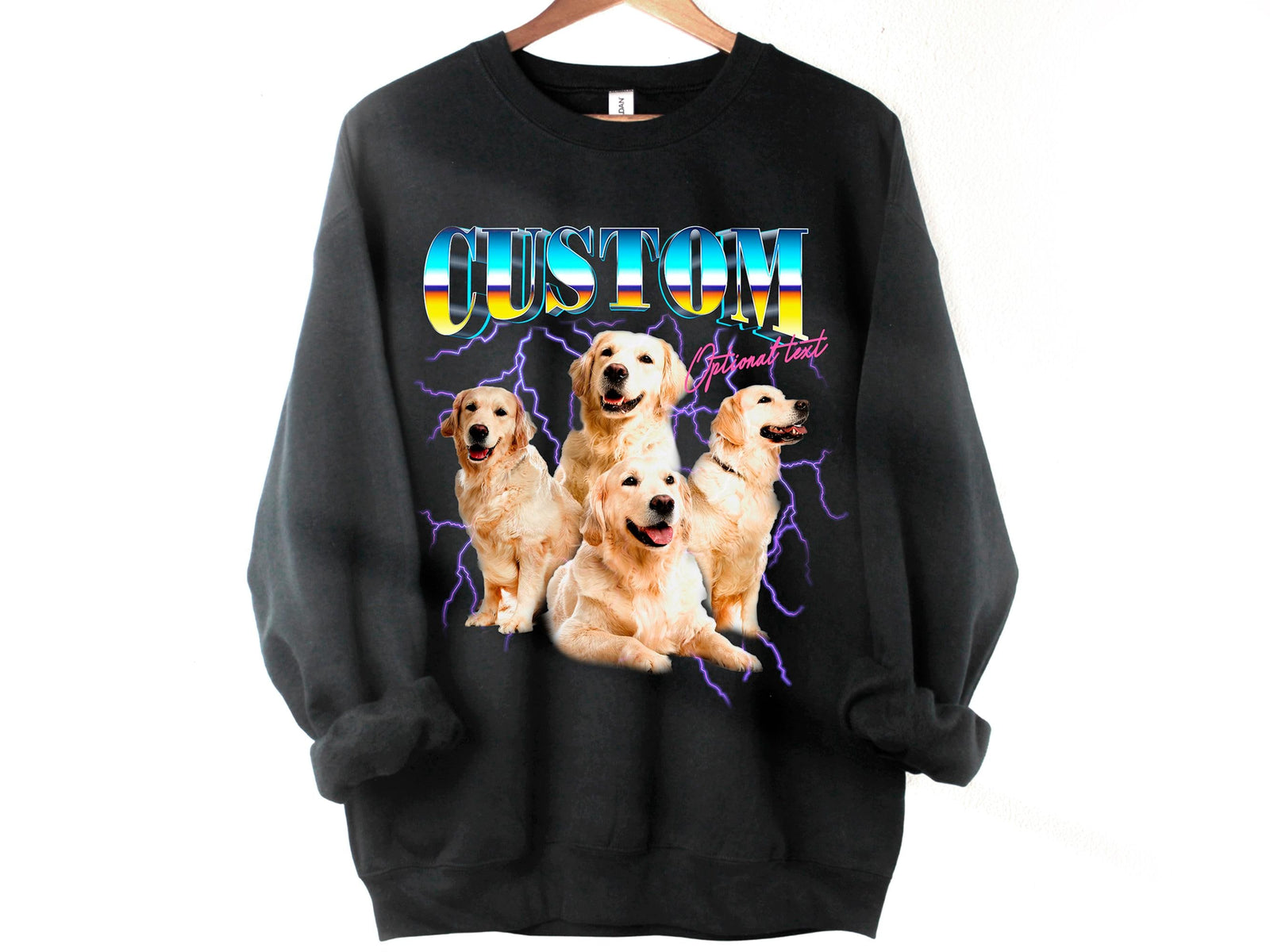 Picture Bootleg Custom Photo Crewneck Sweatshirt - PayRespects