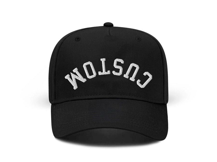 Upside Down Embroidered Snapback Hat - PayRespects