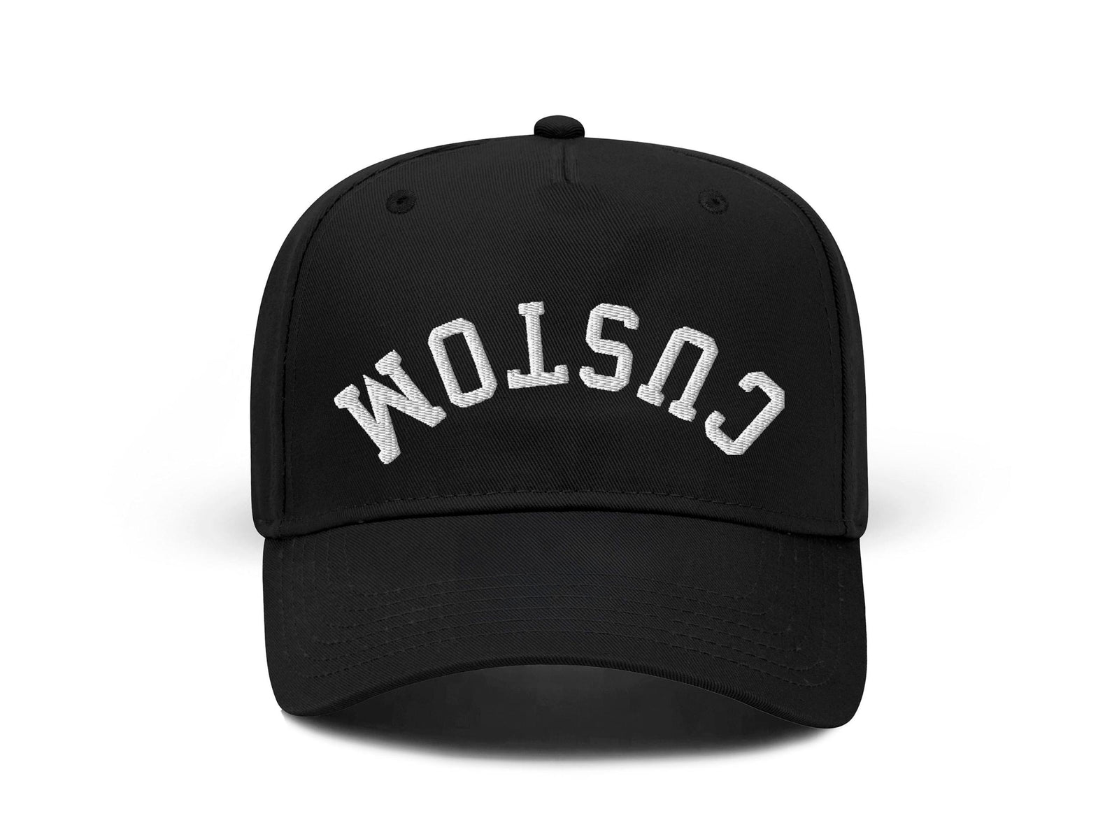 Upside Down Embroidered Snapback Hat - PayRespects