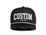 Rope Embroidered Snapback Hat - PayRespects