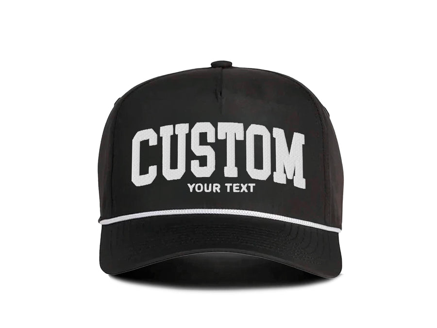 Rope Embroidered Snapback Hat - PayRespects