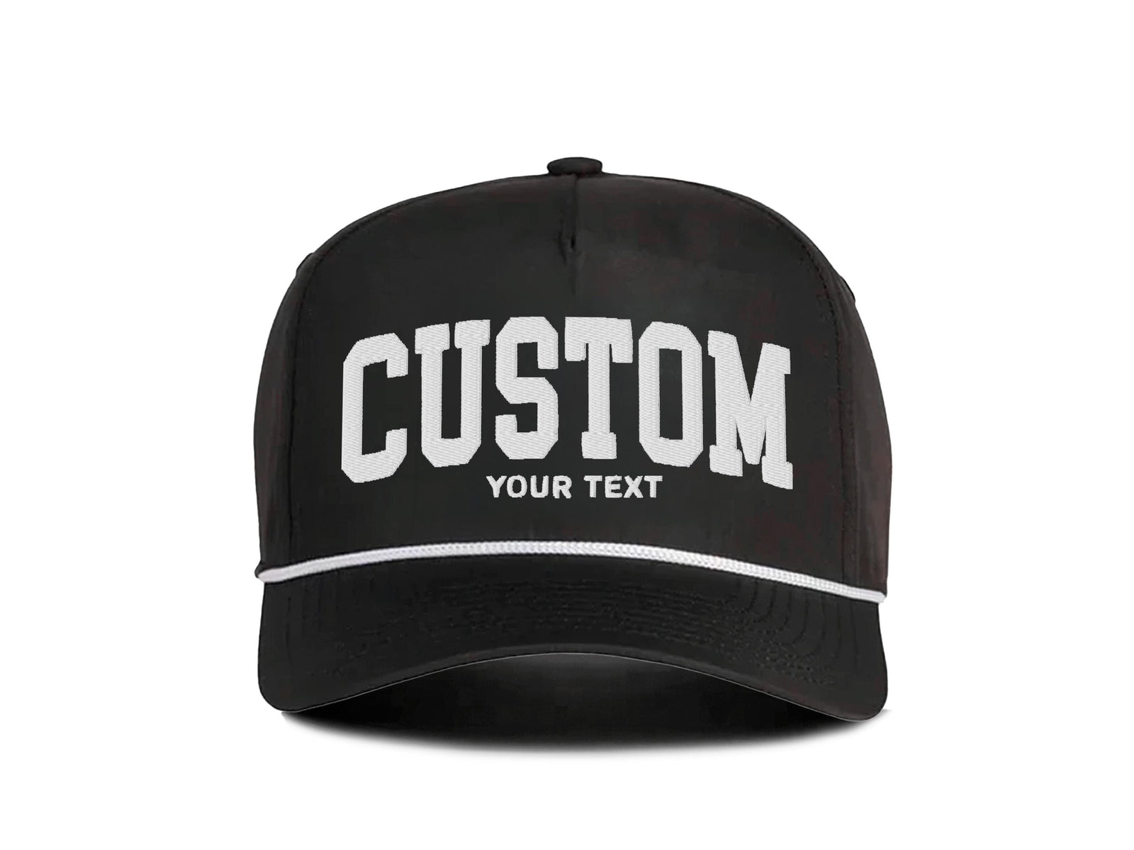 CUSTOM EMBROIDERED ROPE HAT: PERSONALIZED GOLF
