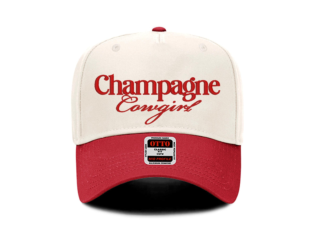 CHAMPAGNE RED TWO 5-PANEL SNAPBACK