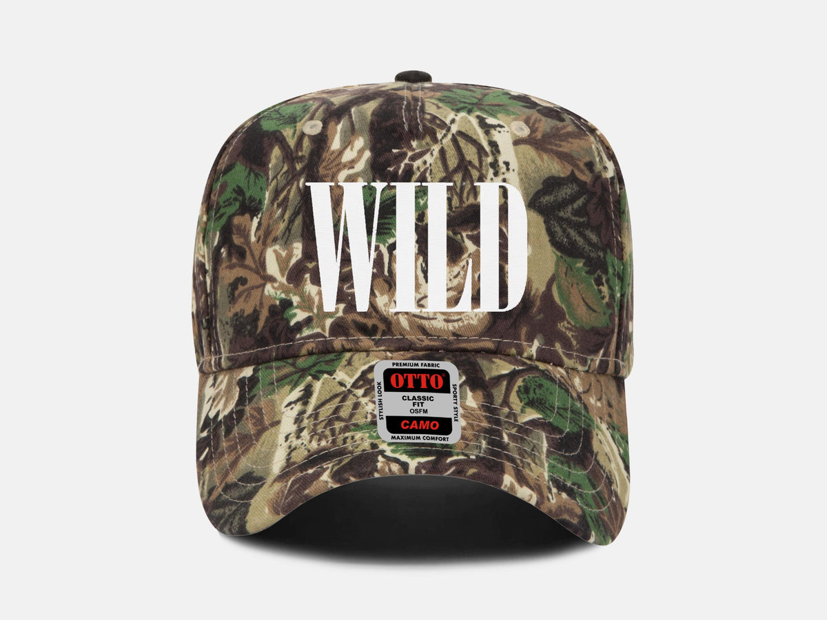 CAMO WILD TRUCKER 5-PANEL SNAPBACK