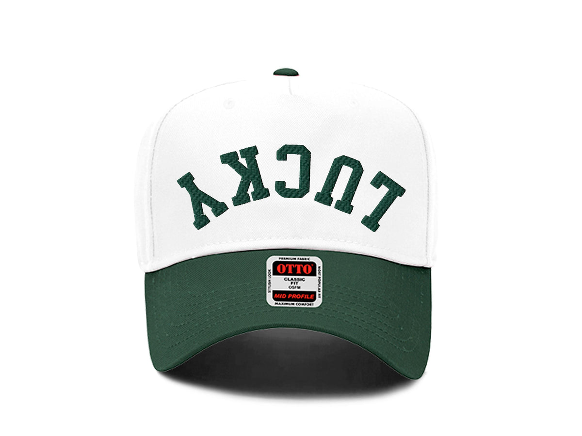 Lucky Upside Down Embroidered Hat