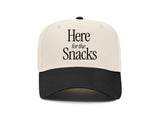 Here for the Snacks Embroidered Hat