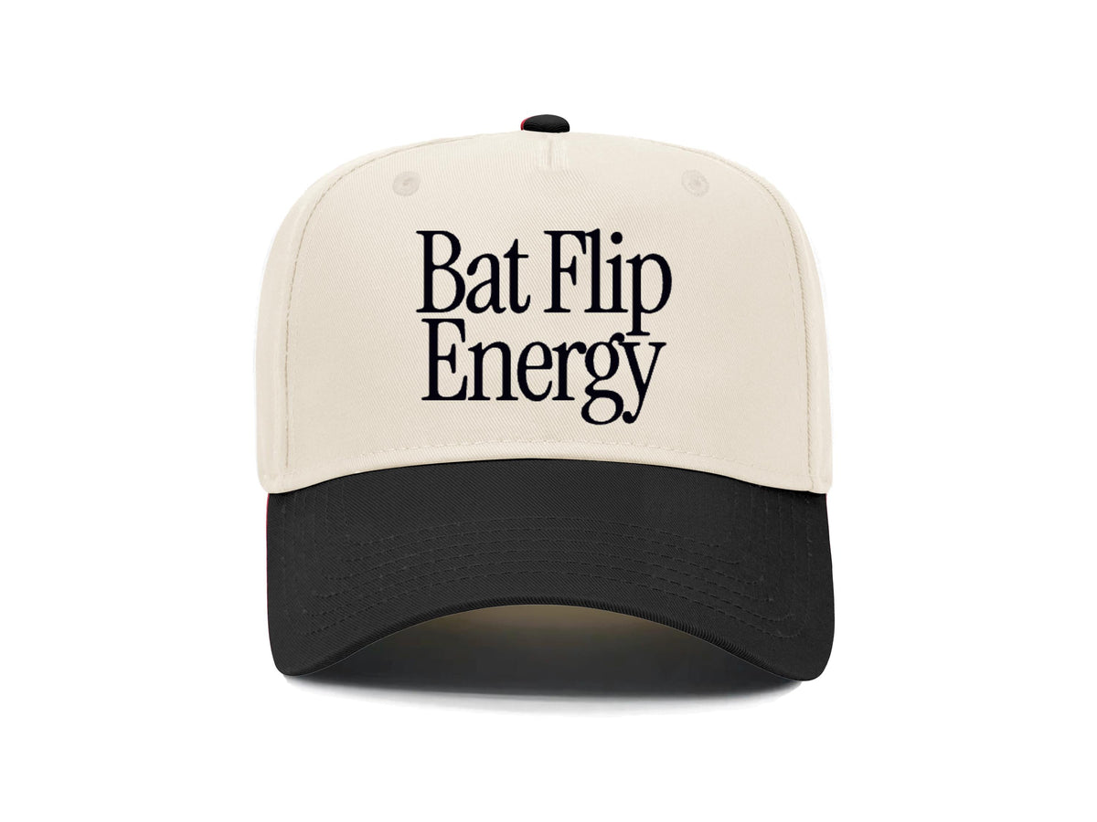 Bat Flip Energy Embroidered Hat