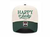 Happy Go Lucky Embroidered Hat