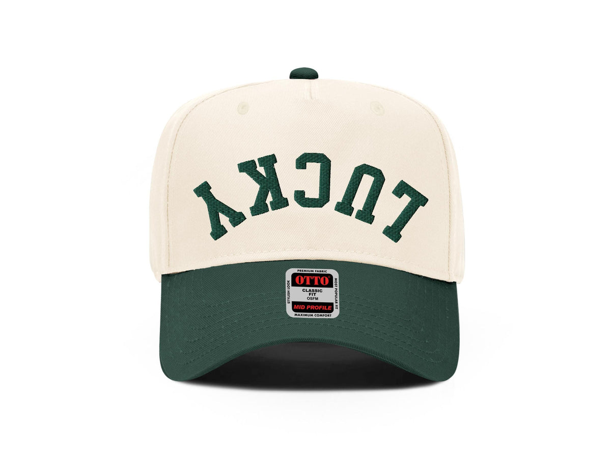 Lucky Upside Down Embroidered Hat
