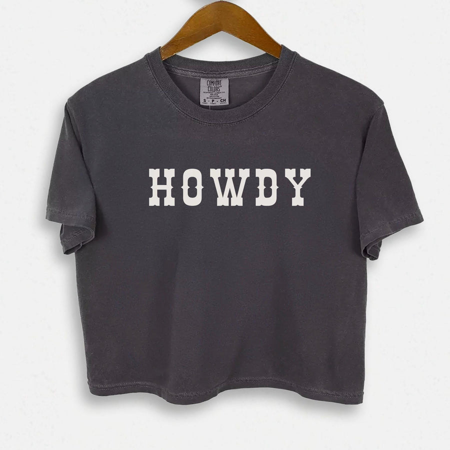 Country Howdy Western Vintage Crop Top - PayRespects