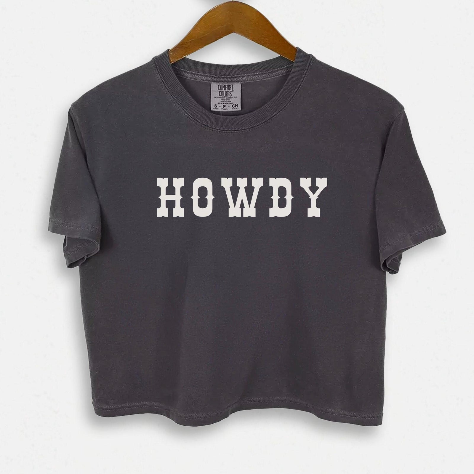 Country Howdy Western Vintage Crop Top - PayRespects