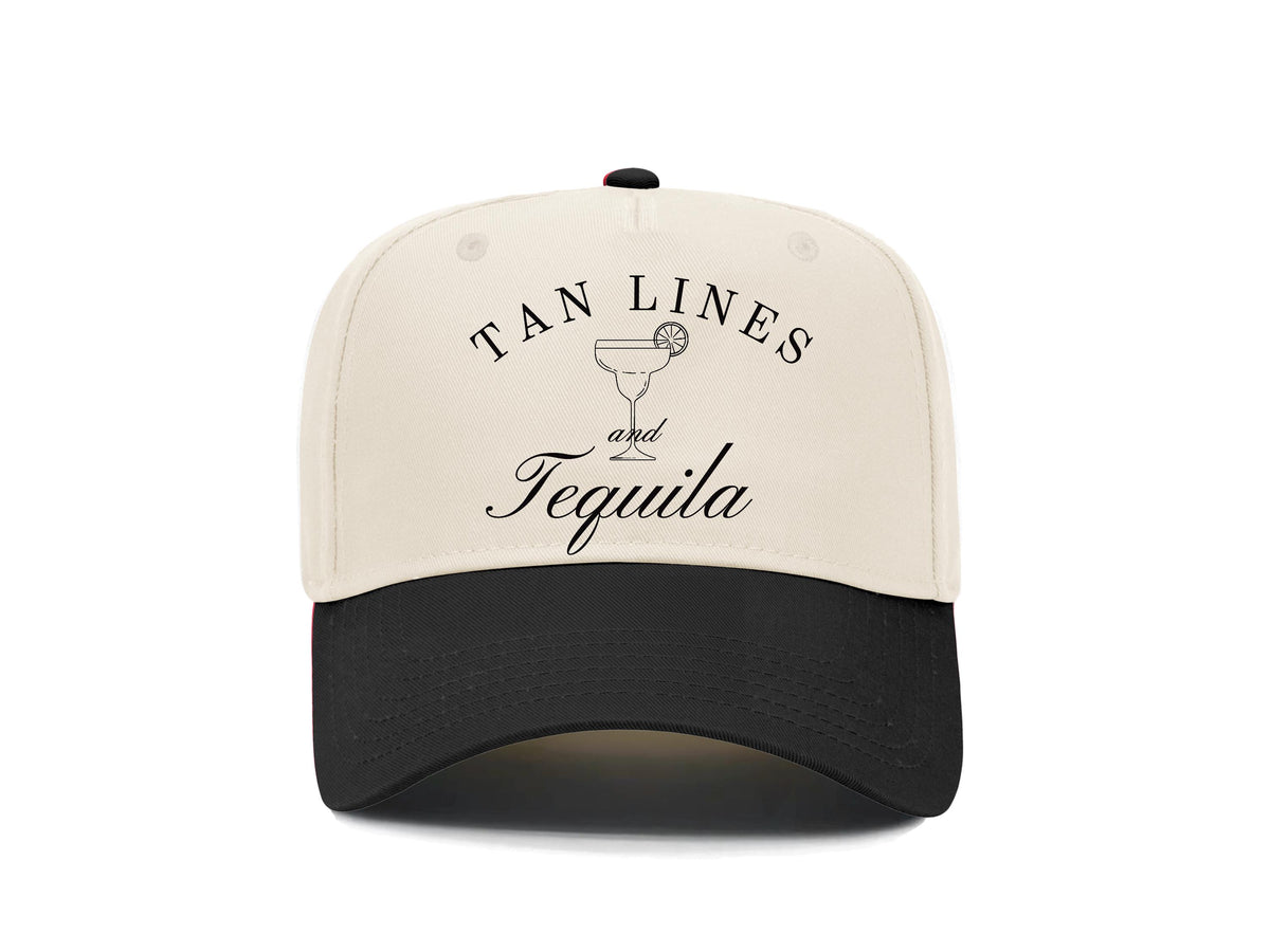 Tan Lines & Tequila Embroidered Hat