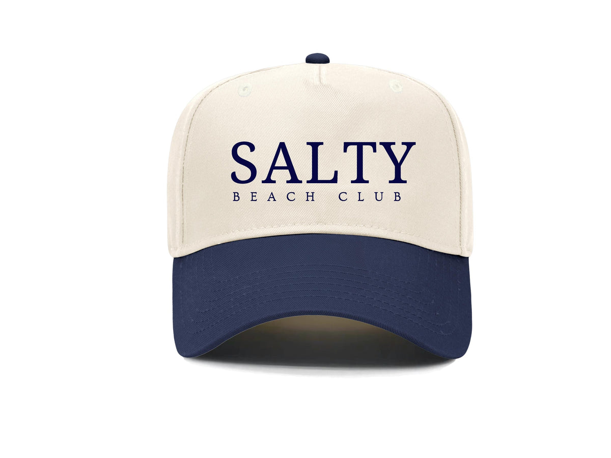 Salty Beach Club Embroidered Hat