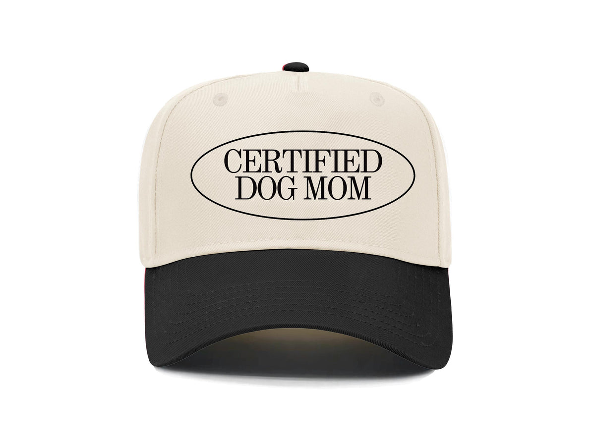 Certified Dog Mom Embroidered Hat