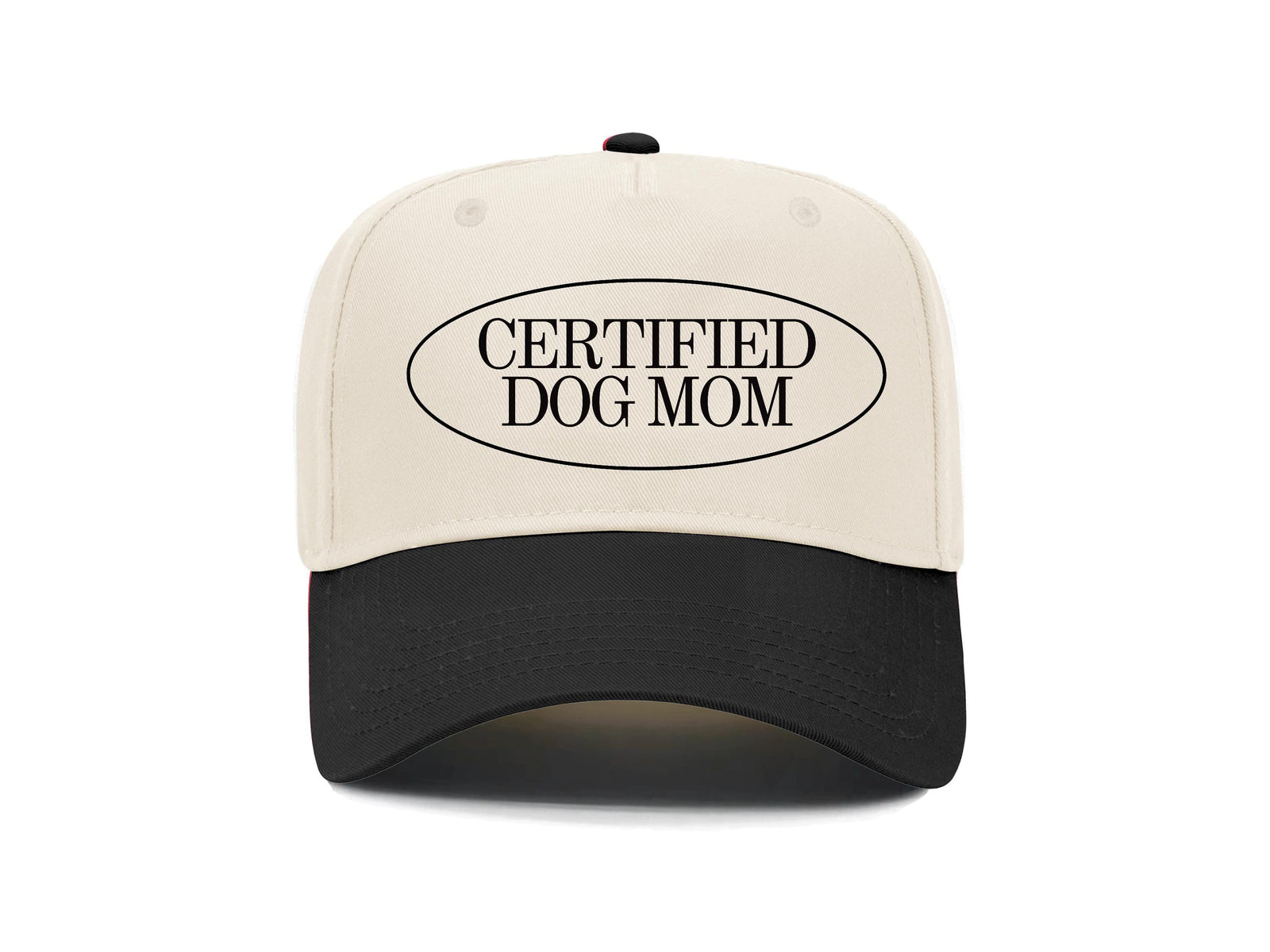 CERTIFIED DOG MOM TRUCKER HAT