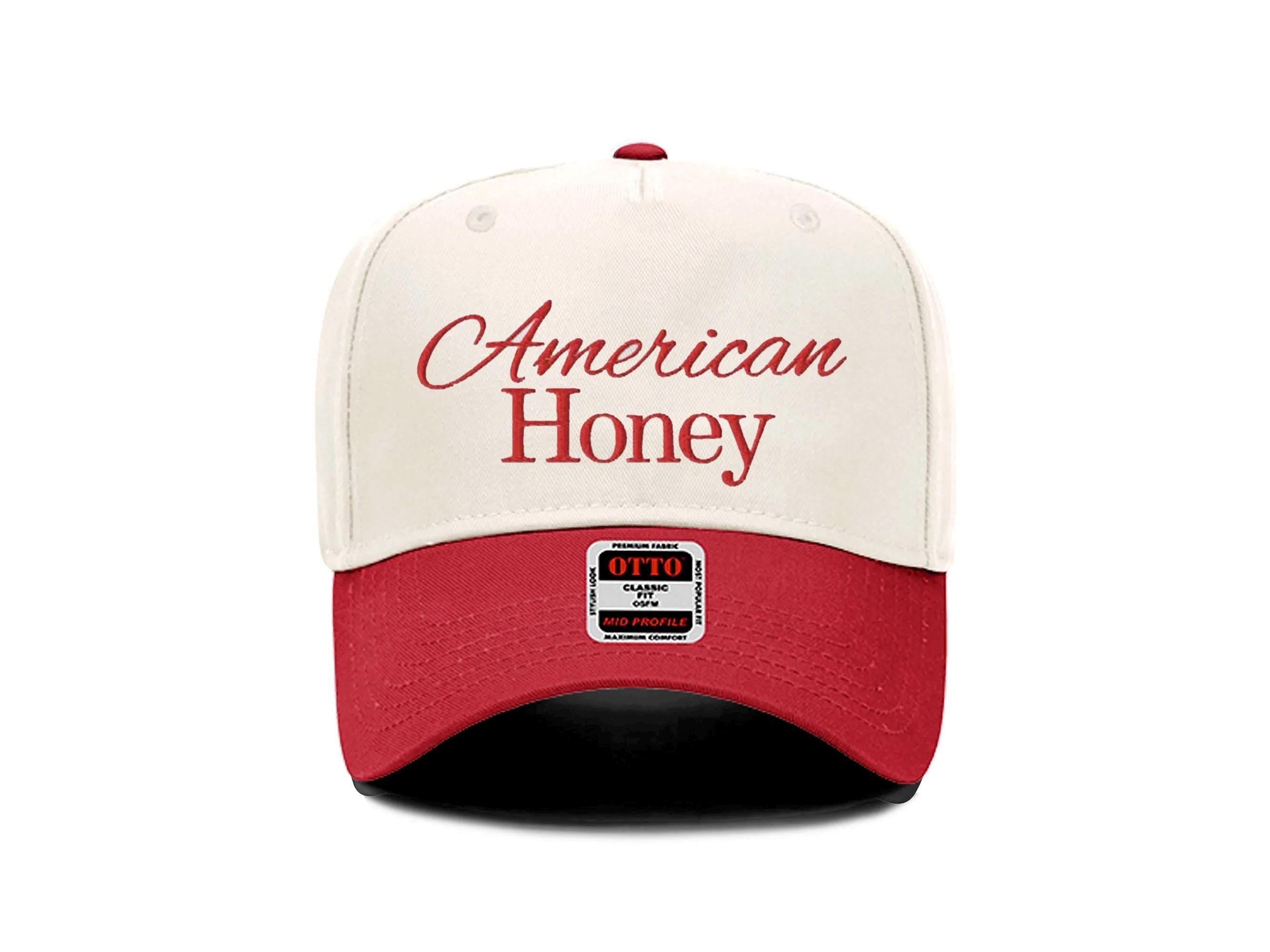 CUSTOM WESTERN RED TRUCKER HAT