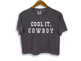 Cowboy Western Vintage Crop Top - PayRespects