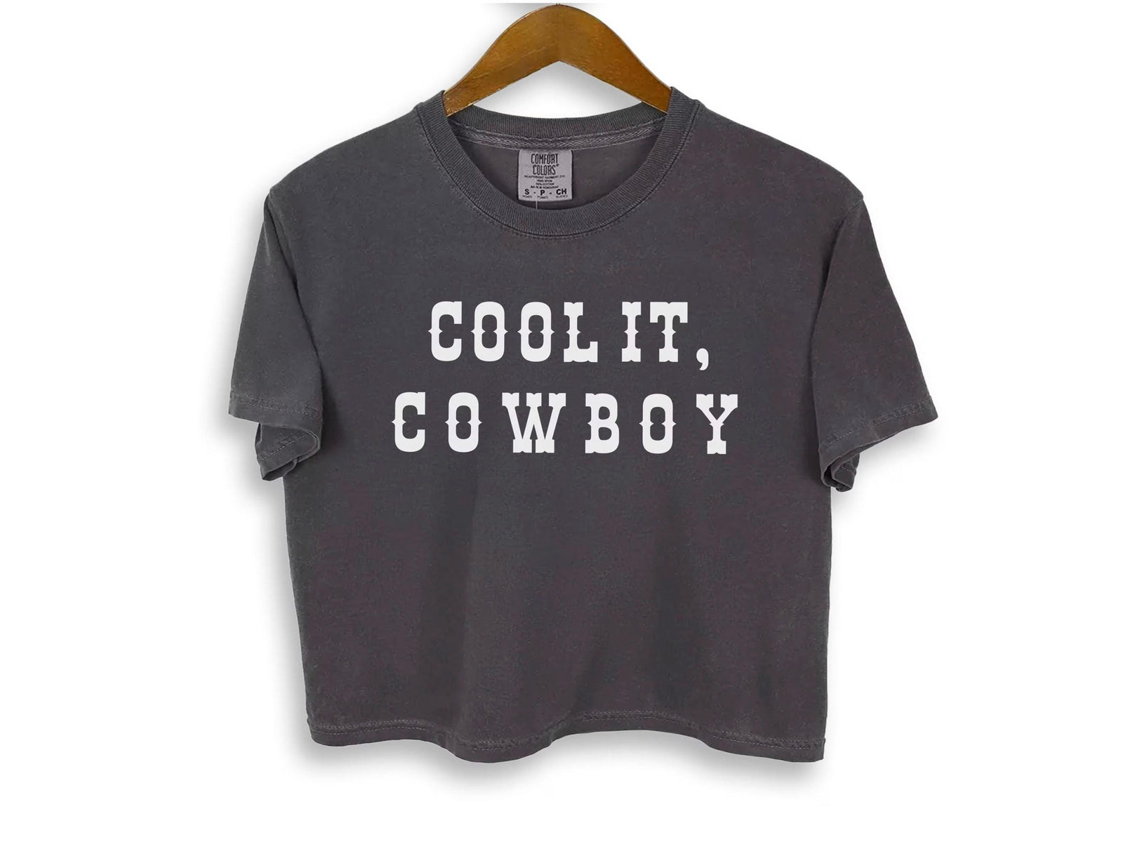 Cowboy Western Vintage Crop Top - PayRespects