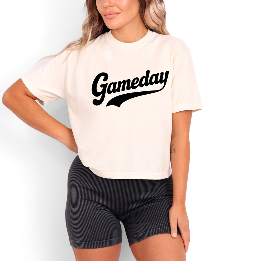 Game Day Vintage Crop Top - PayRespects