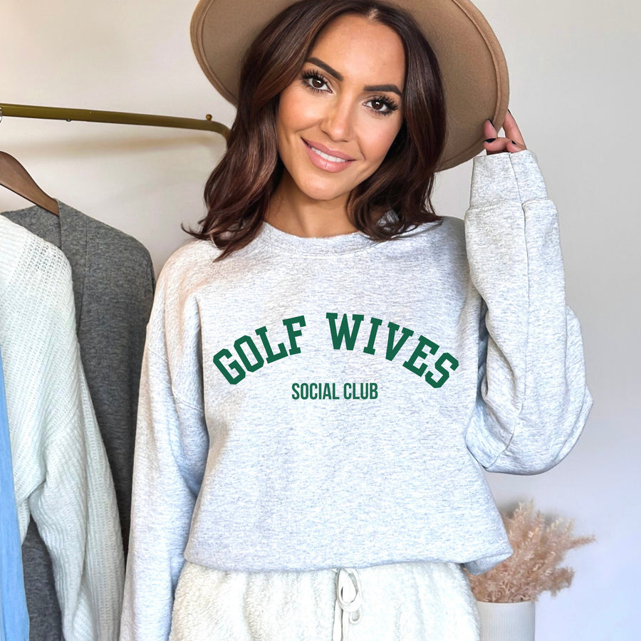 Golf Wives Sports Team Crewneck Sweatshirt - PayRespects
