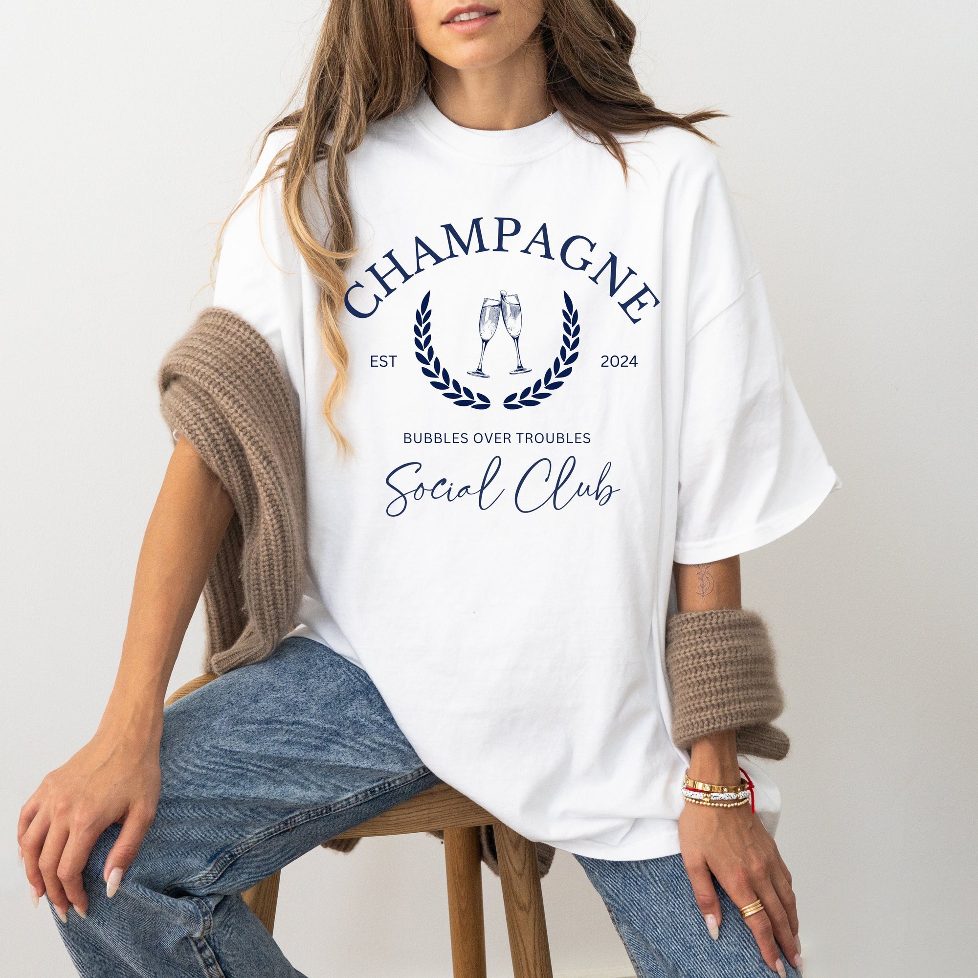 Champagne Social Mother's Day T-Shirt - view 2