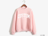 Custom Retro Mockneck Sweatshirt
