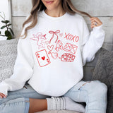 Valentine's Collage Holiday Crewneck Sweatshirt - view 2
