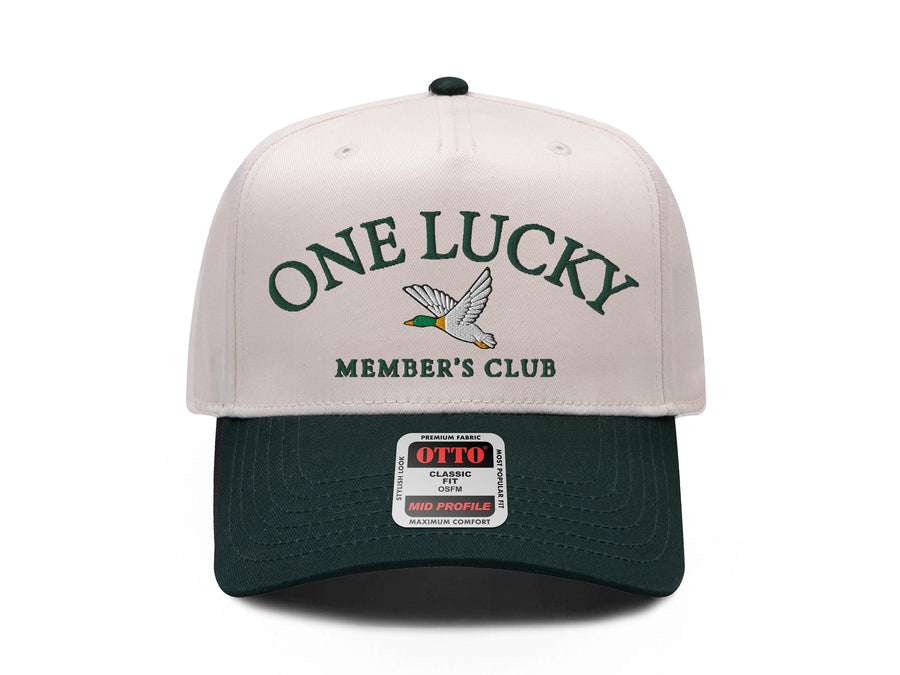 One Lucky Member's Club Duck Snapback Hat