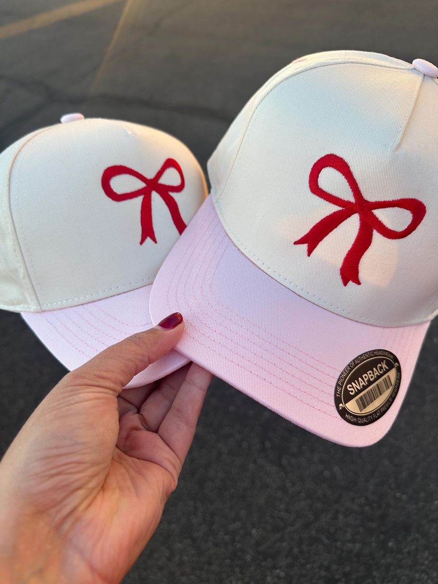 Pink Holiday Embroidered Hat - PayRespects