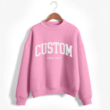Custom College Mockneck Sweatshirt