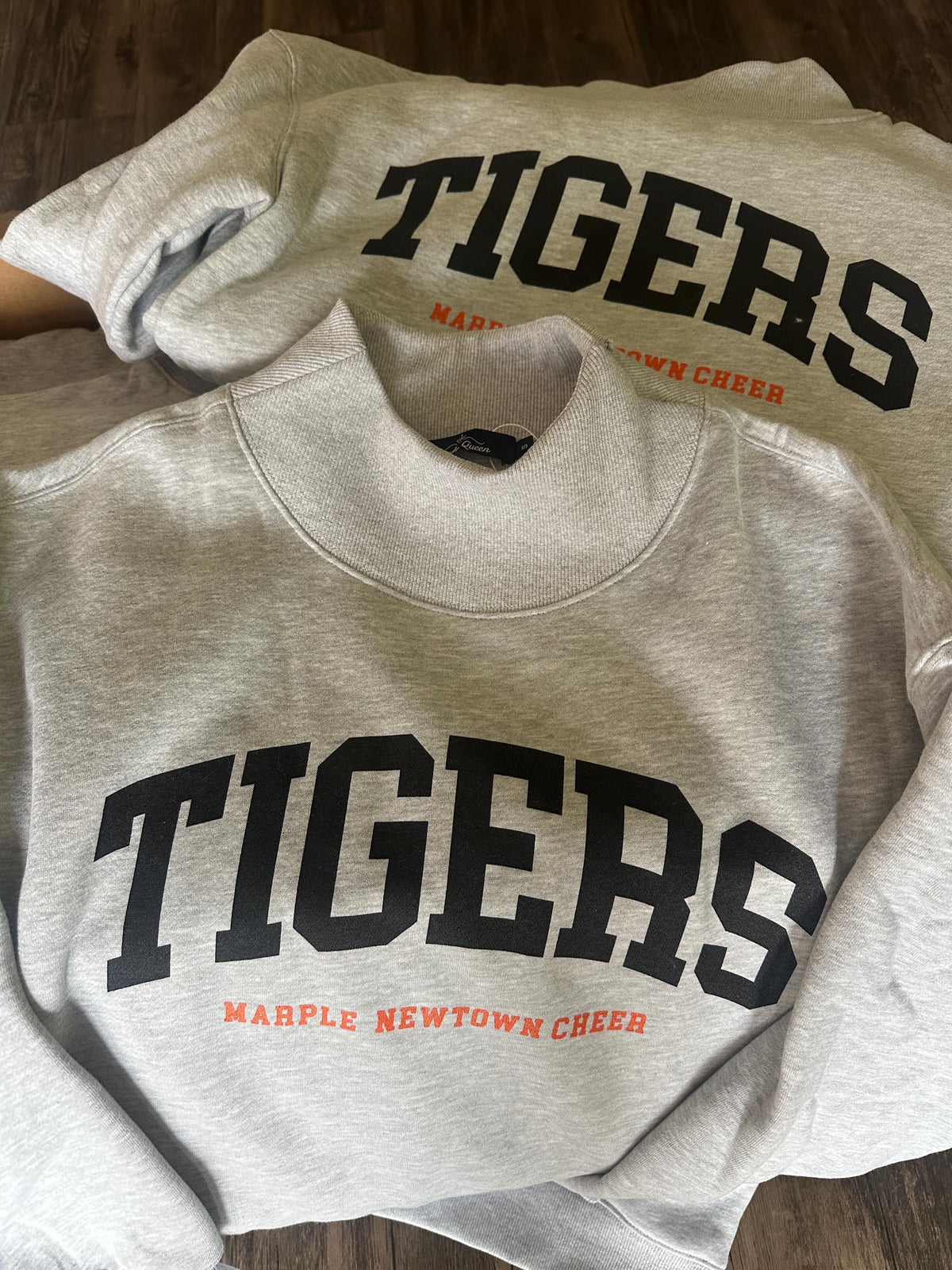 Custom College Mockneck Sweatshirt