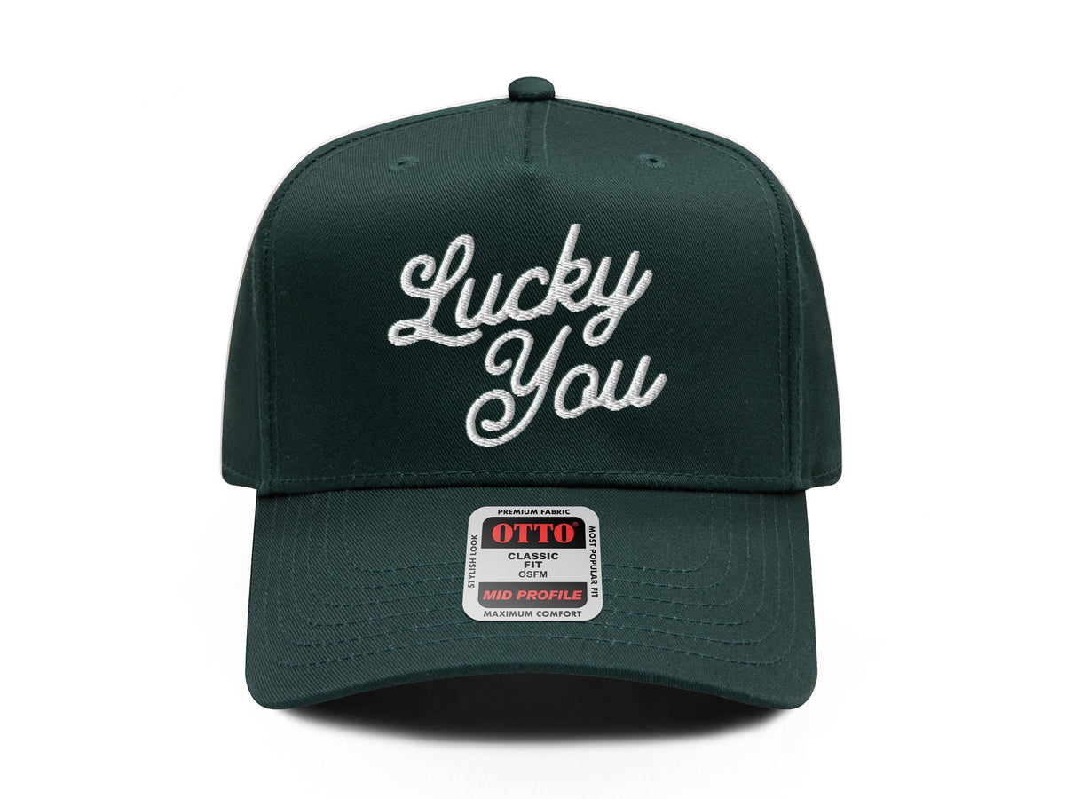 Lucky You Embroidered Hat