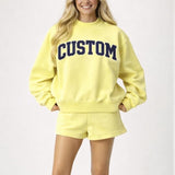 Custom College Mockneck Sweatshirt