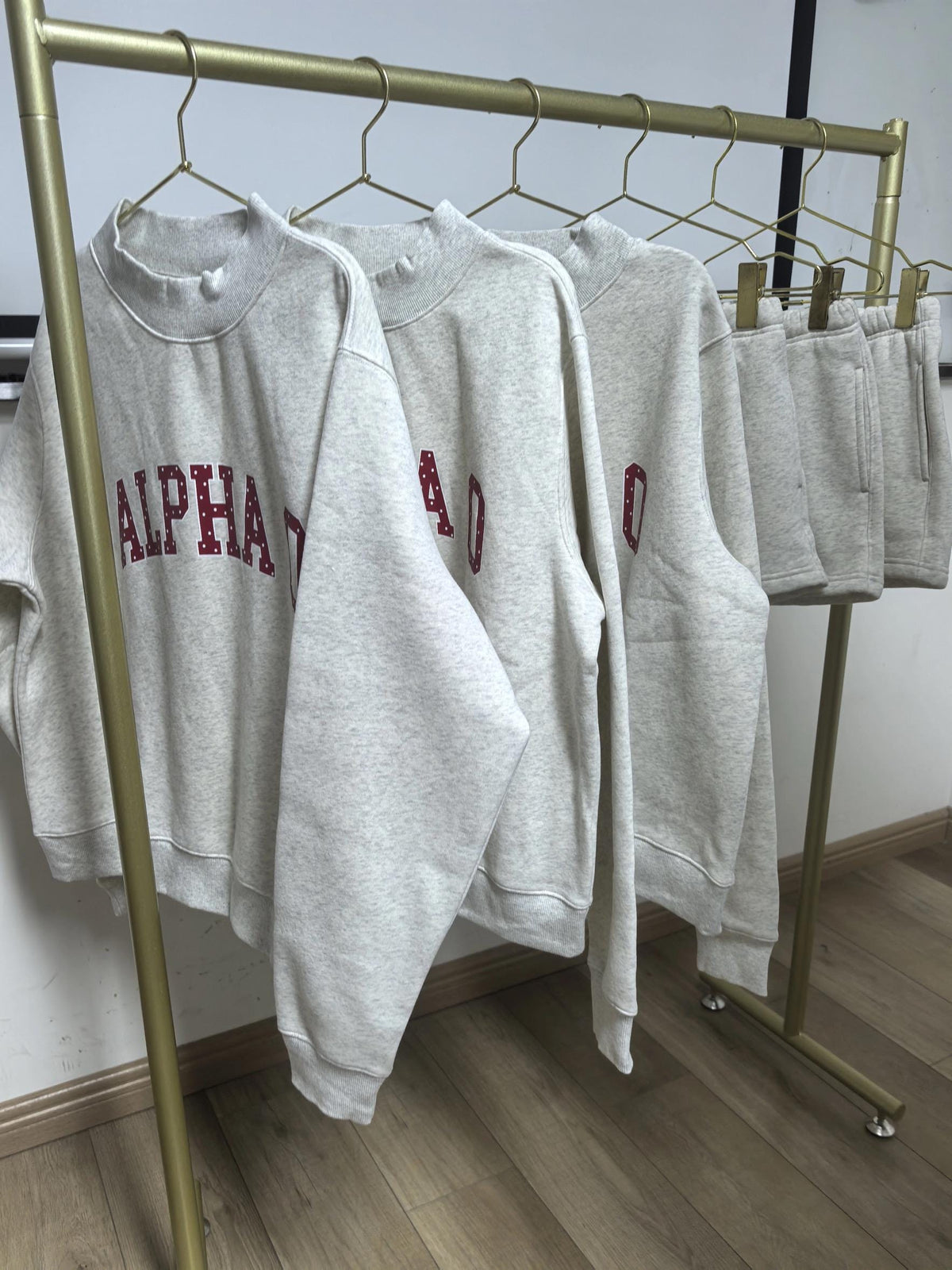 Sports Team Custom Logo Mockneck Set - view 9