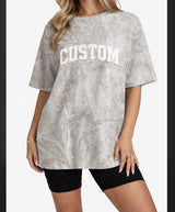 Camo Personalized Oversized Tee - view 2