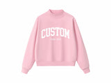 Yellow College Greek Custom Logo Sweatshirt - view 5