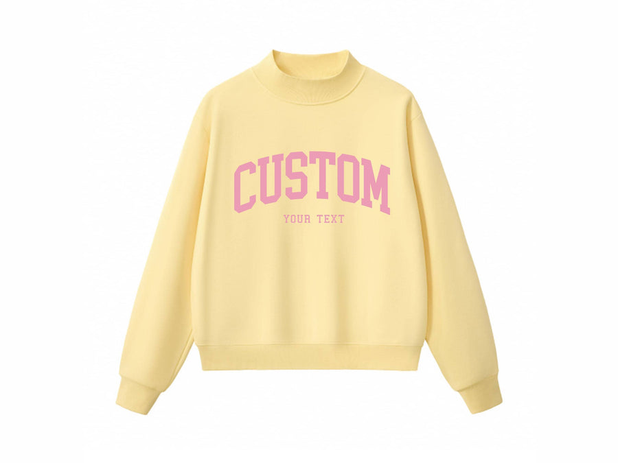 Mock neck Greek Personalized Sweatshirt - PayRespects