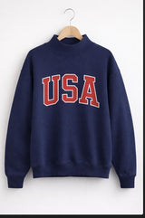 USA Mockneck Sweatshirt