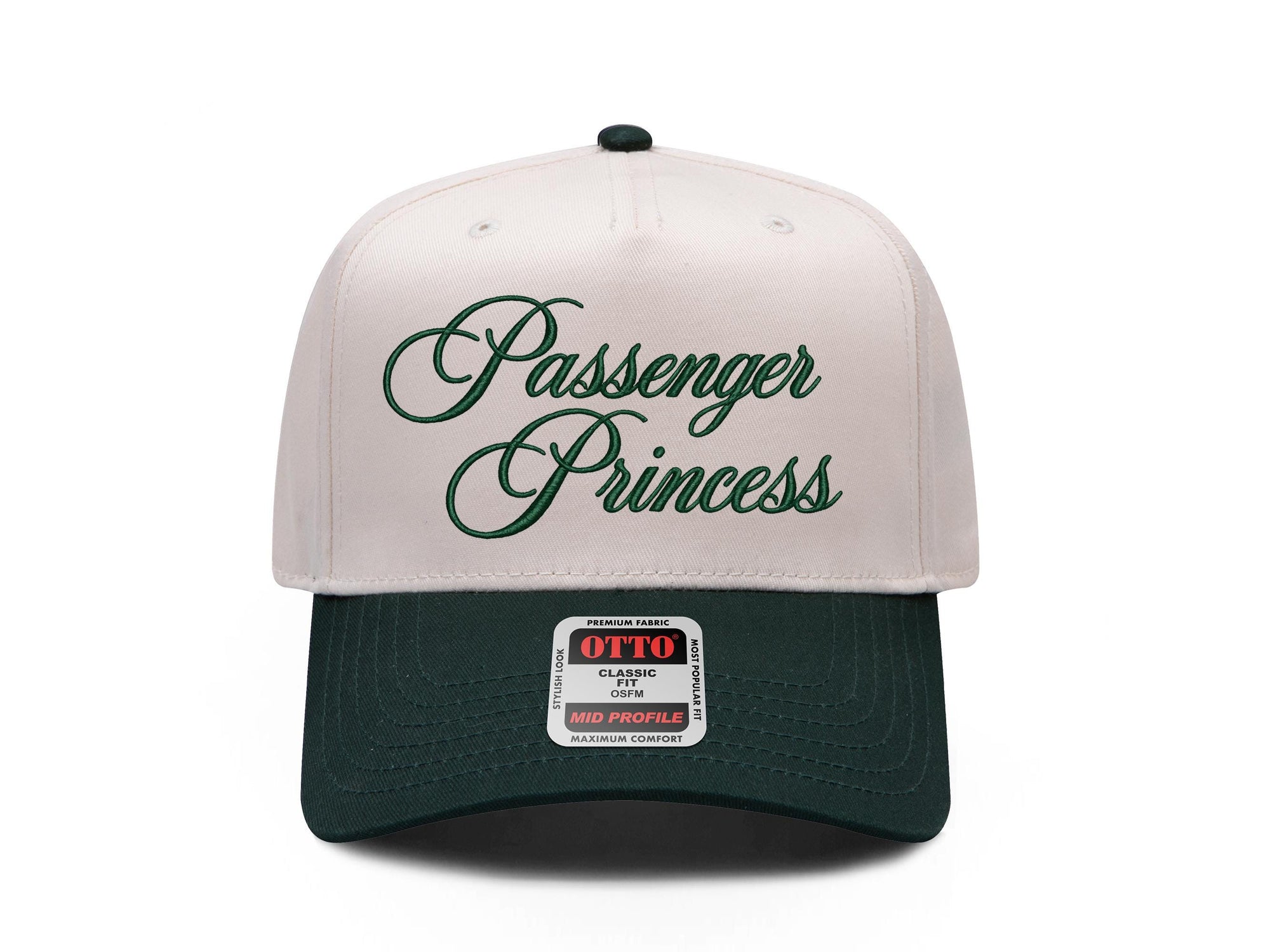 Passenger Princess Hat: Two Tone Green Snapback - PayRespects