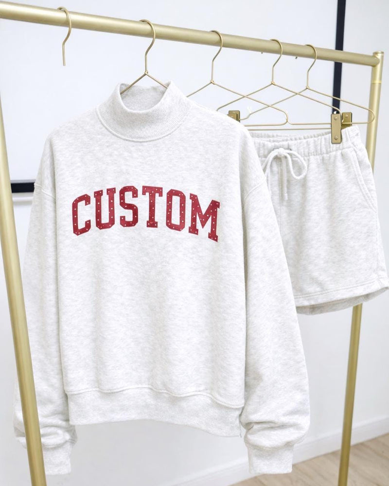 Sports Team Custom Logo Mockneck Set