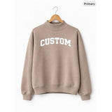 Mock neck Greek Personalized Sweatshirt - view 2