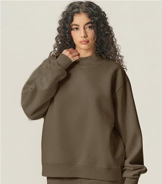Mock neck Greek Personalized Sweatshirt - view 6